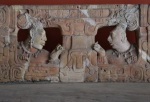 Majų menas Piedras Negras archeologiniame parke – valdovų sostas, nuotr. iš asm. albumo